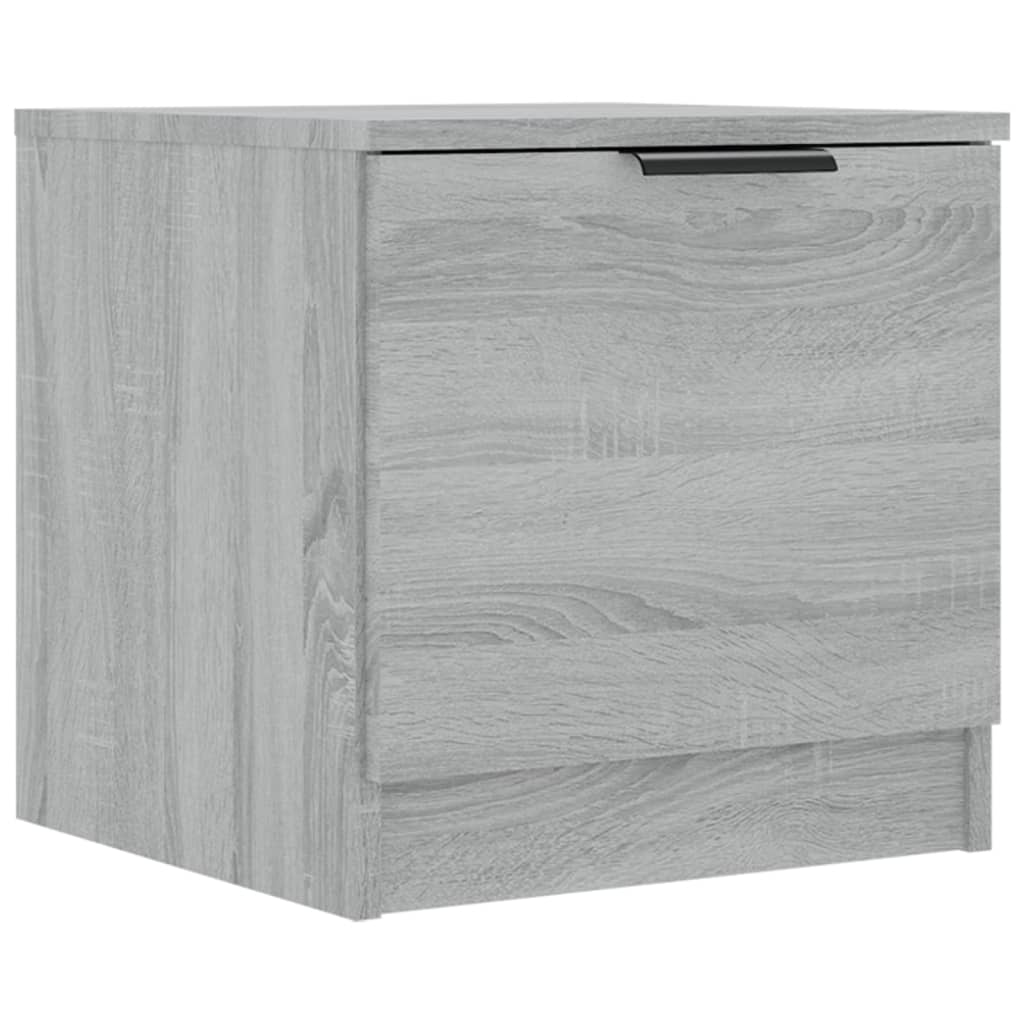Yöpöydät 2 kpl harmaa Sonoma 40x39x40 cm - Sisustajankoti.fi