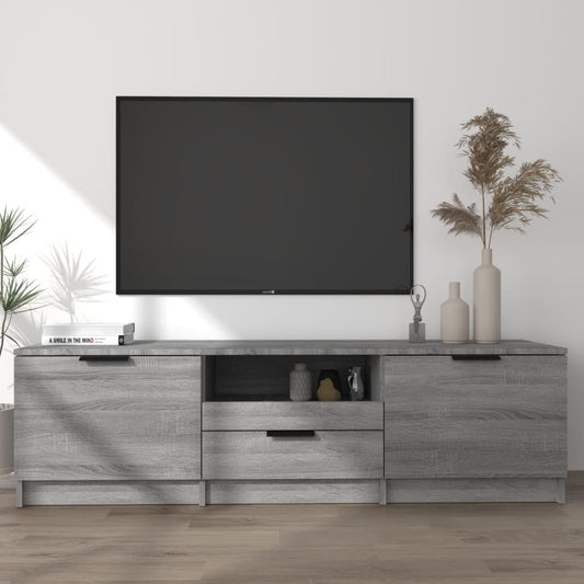 TV-taso harmaa Sonoma 140x35x40 cm tekninen puu - Sisustajankoti.fi