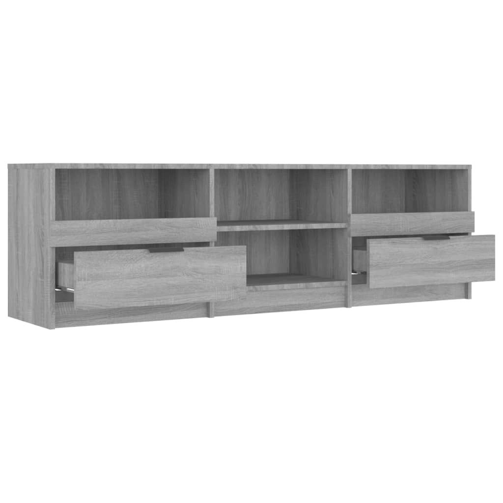 TV-taso harmaa Sonoma 150x33,5x45 cm tekninen puu - Sisustajankoti.fi