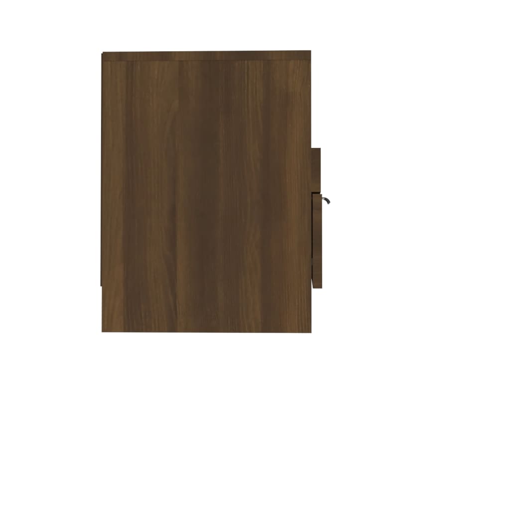 TV-taso ruskea tammi 150x33,5x45 cm tekninen puu - Sisustajankoti.fi
