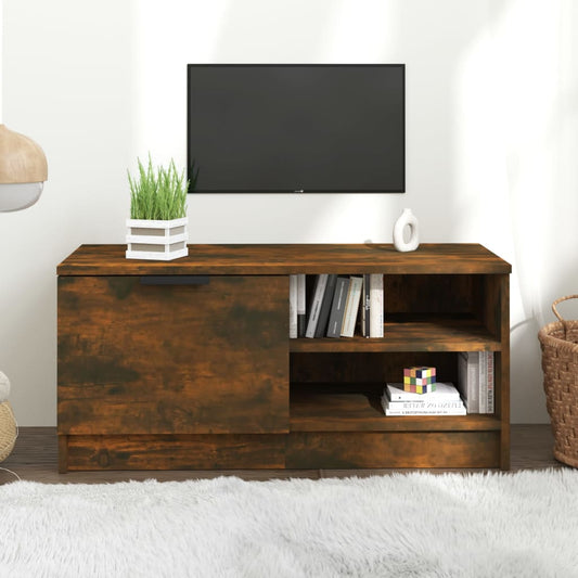 TV-taso savutammi 80x35x36,5 cm tekninen puu - Sisustajankoti.fi