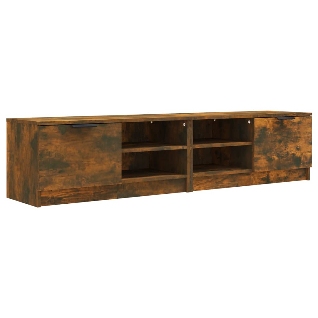Yöpöydät 2 kpl savutammi 80x35x36,5 cm tekninen puu - Sisustajankoti.fi
