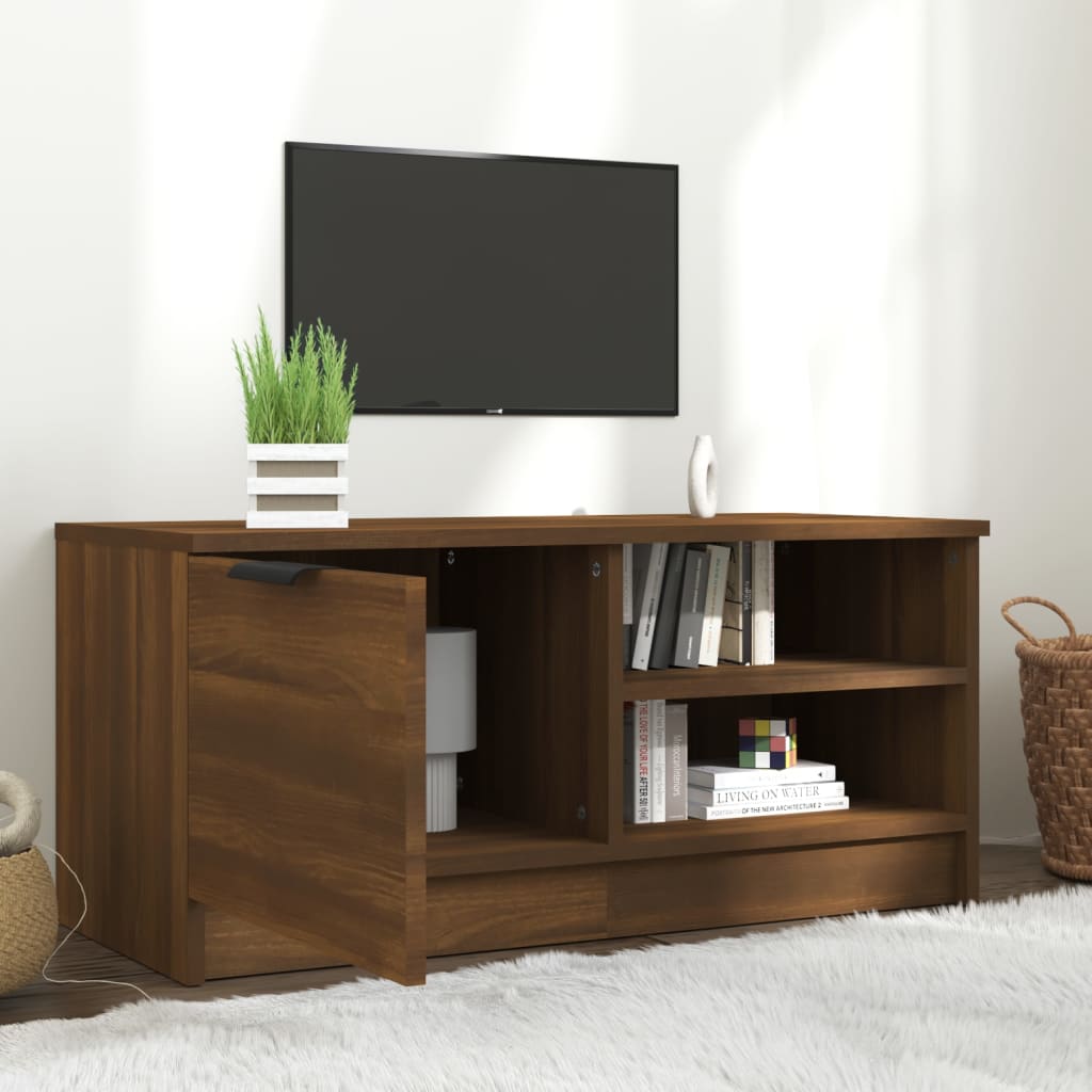 TV-taso Sonoma-tammi 80x35x36,5 cm tekninen puu - Sisustajankoti.fi