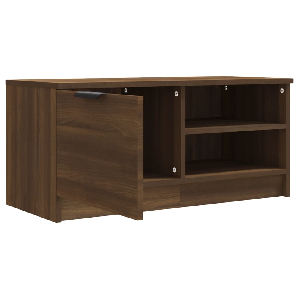 TV-taso Sonoma-tammi 80x35x36,5 cm tekninen puu - Sisustajankoti.fi