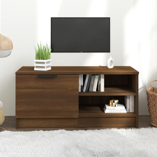 TV-taso Sonoma-tammi 80x35x36,5 cm tekninen puu - Sisustajankoti.fi