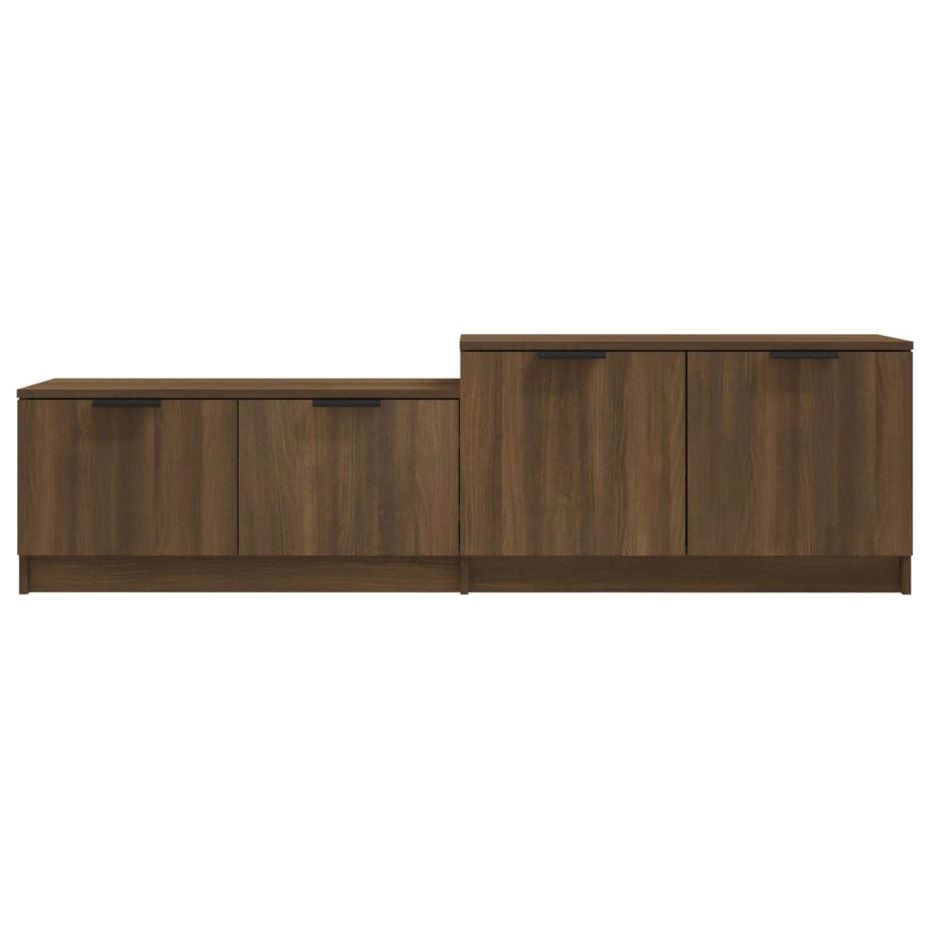 TV-taso ruskea tammi 158,5x36x45 cm tekninen puu - Sisustajankoti.fi