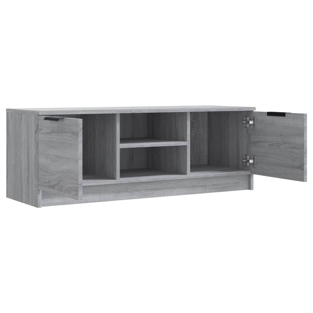 TV-taso harmaa Sonoma 102x35x36,5 cm tekninen puu - Sisustajankoti.fi
