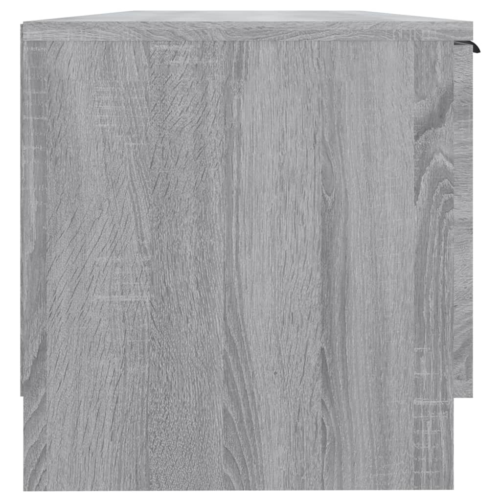 TV-taso harmaa Sonoma 102x35x36,5 cm tekninen puu - Sisustajankoti.fi