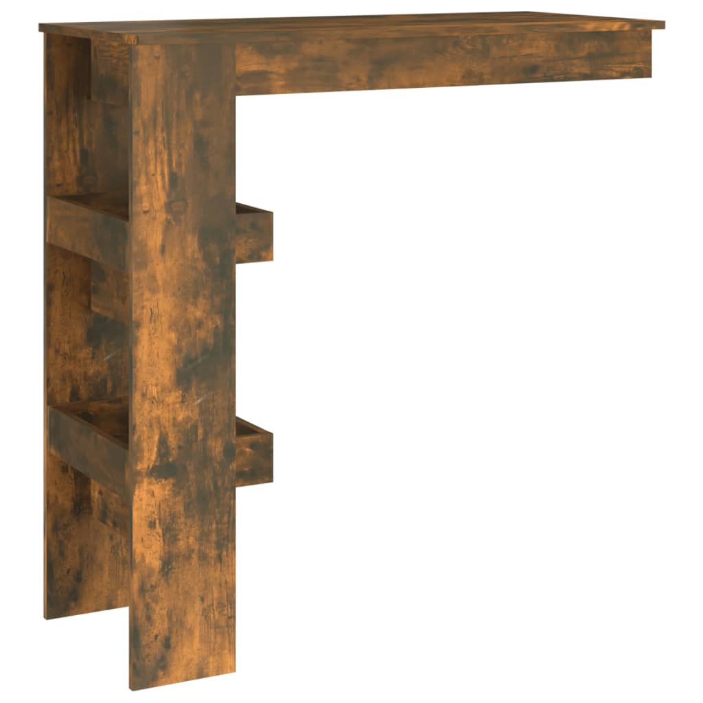 Baaripöytä seinälle savutammi 102x45x103,5 cm tekninen puu - Sisustajankoti.fi