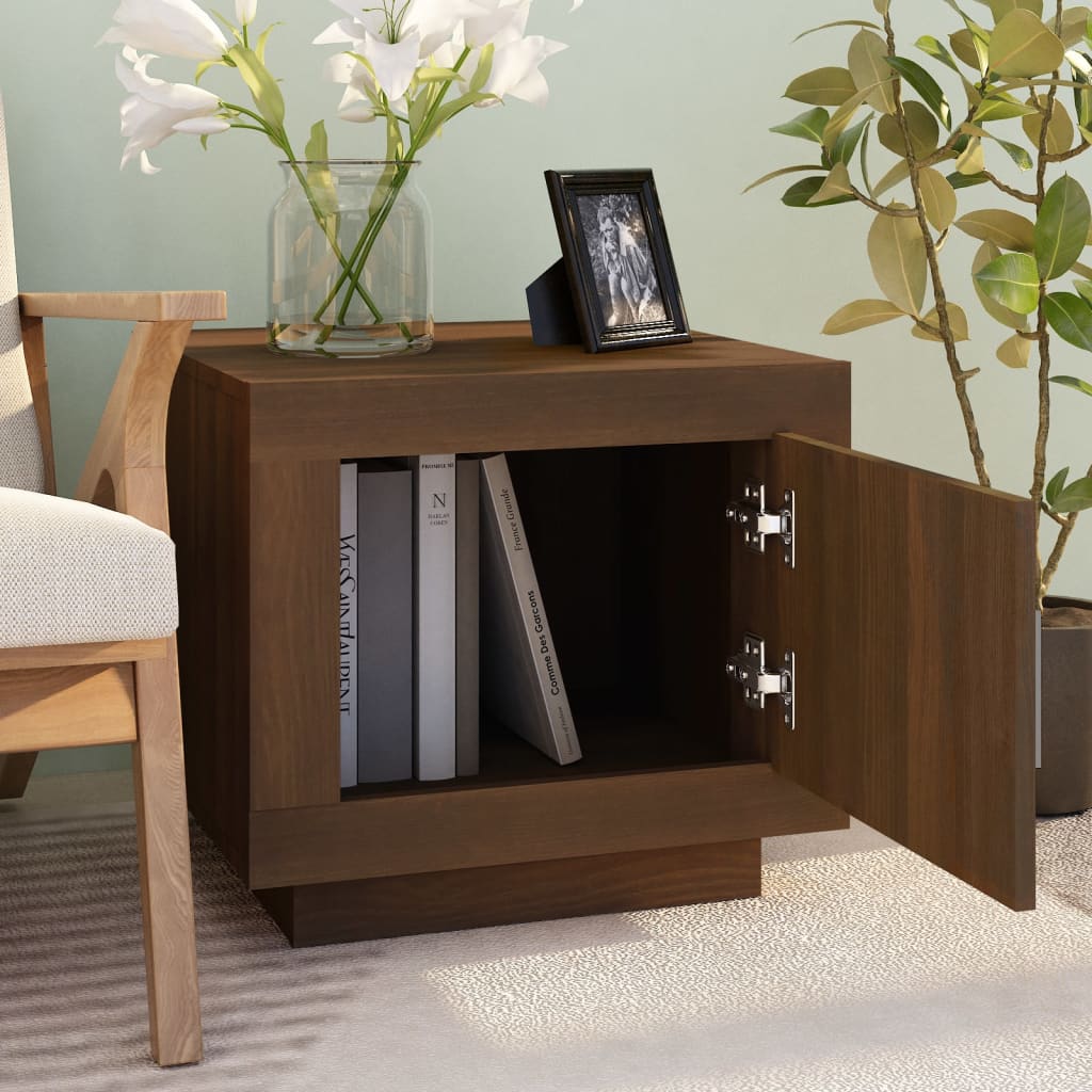 Sohvapöytä savutammi 51x50x45 cm tekninen puu - Sisustajankoti.fi