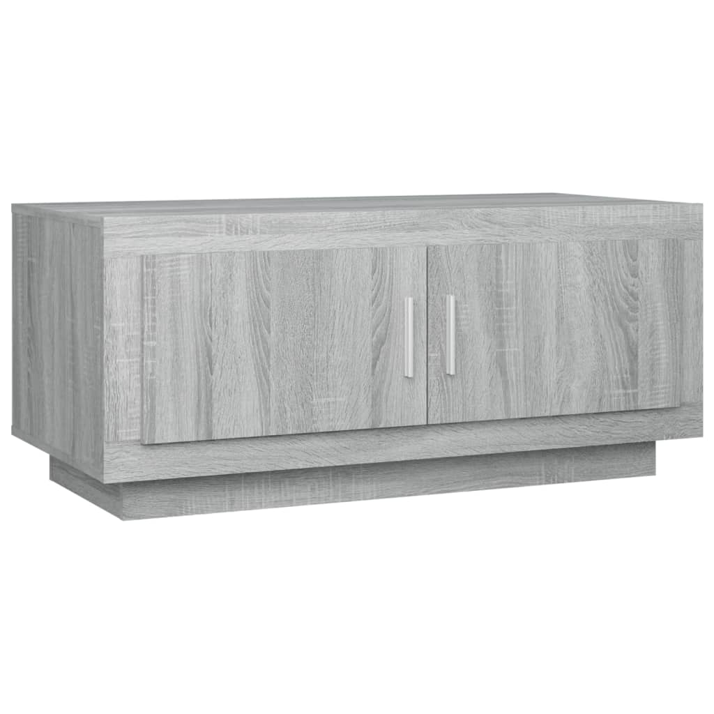 Sohvapöytä harmaa Sonoma 102x50x45 cm tekninen puu - Sisustajankoti.fi