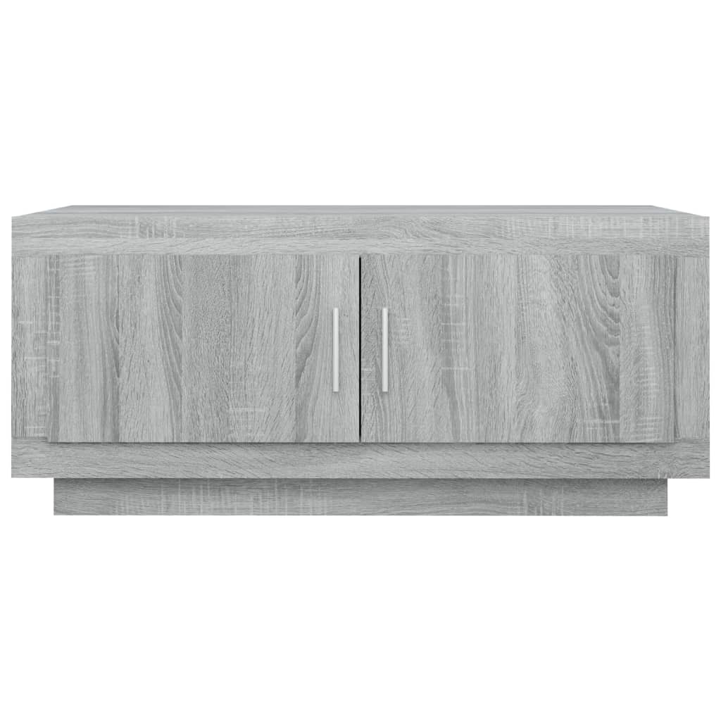 Sohvapöytä harmaa Sonoma 102x50x45 cm tekninen puu - Sisustajankoti.fi