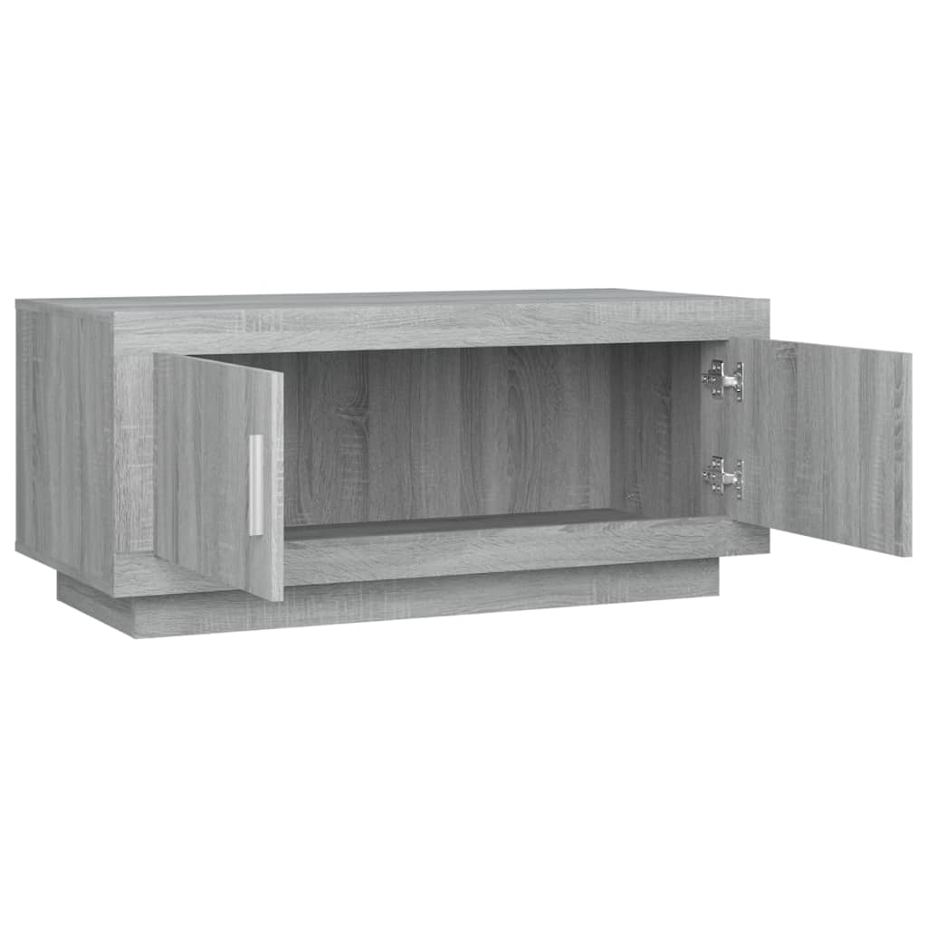 Sohvapöytä harmaa Sonoma 102x50x45 cm tekninen puu - Sisustajankoti.fi