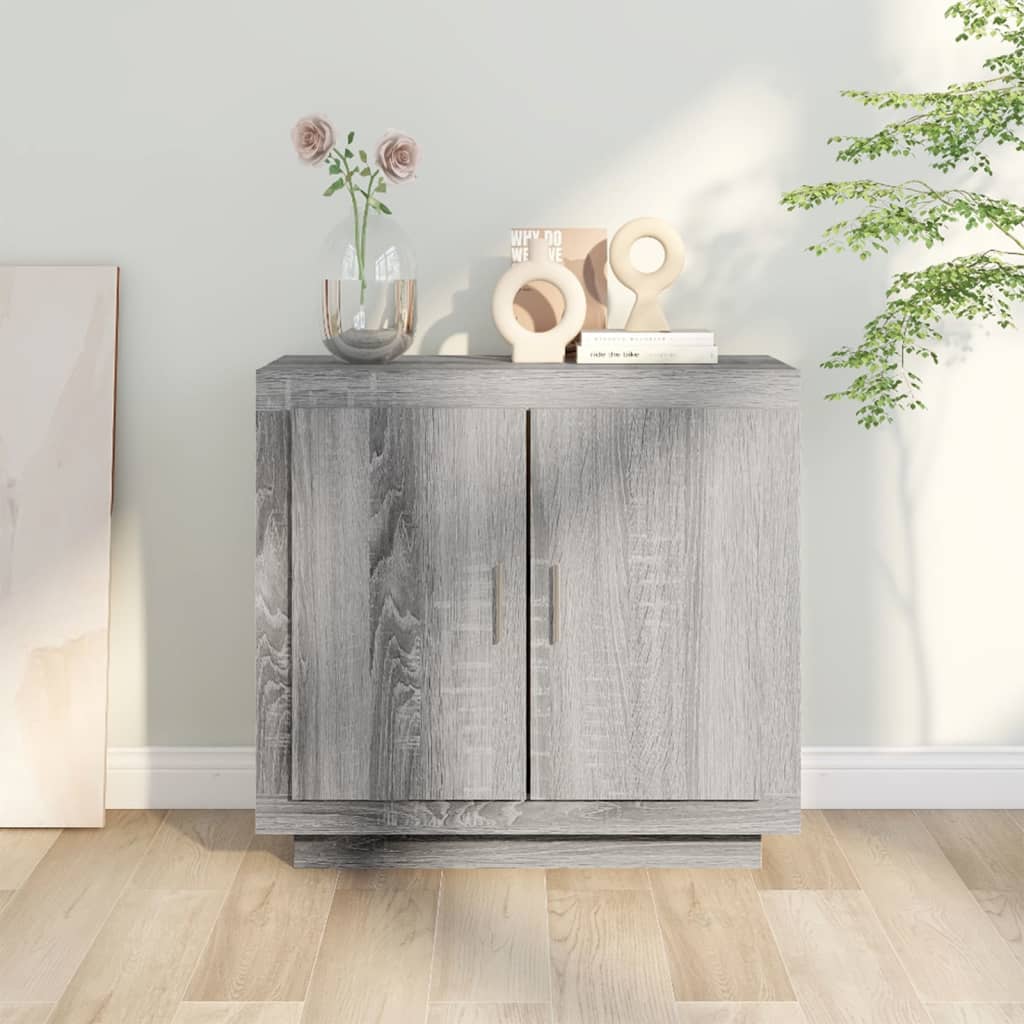 Senkki harmaa Sonoma 80x40x75 cm tekninen puu - Sisustajankoti.fi