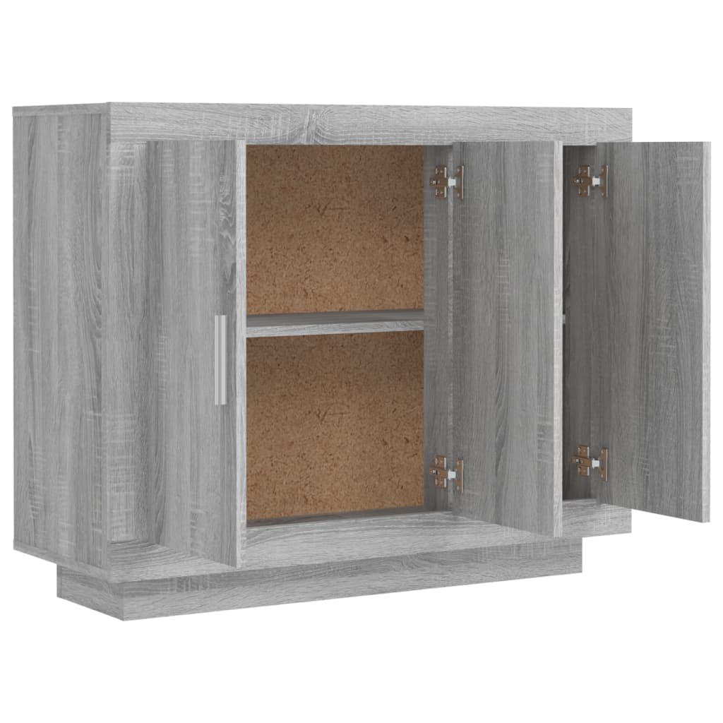 Senkki harmaa Sonoma 92x35x75 cm tekninen puu - Sisustajankoti.fi