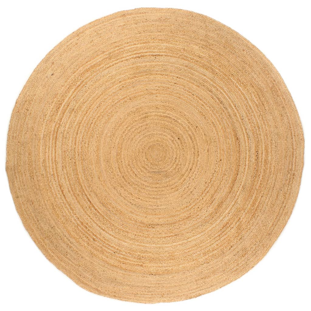 Matto punottu juutti 240 cm pyöreä - Sisustajankoti.fi
