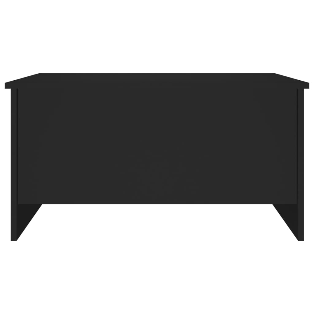 Sohvapöytä musta 80x55,5x41,5 cm tekninen puu - Sisustajankoti.fi