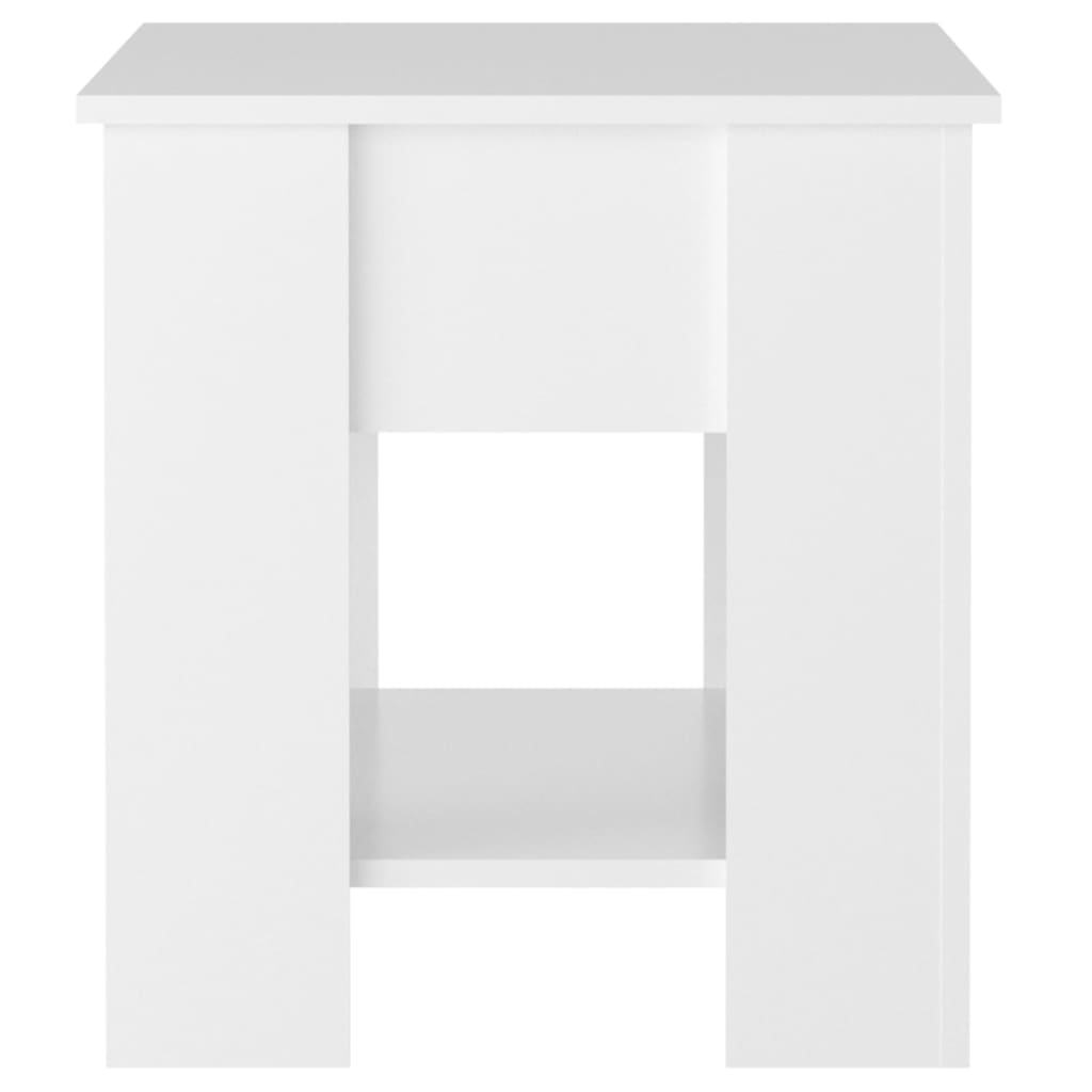 Sohvapöytä korkeakiilto valkoinen 101x49x52 cm tekninen puu - Sisustajankoti.fi