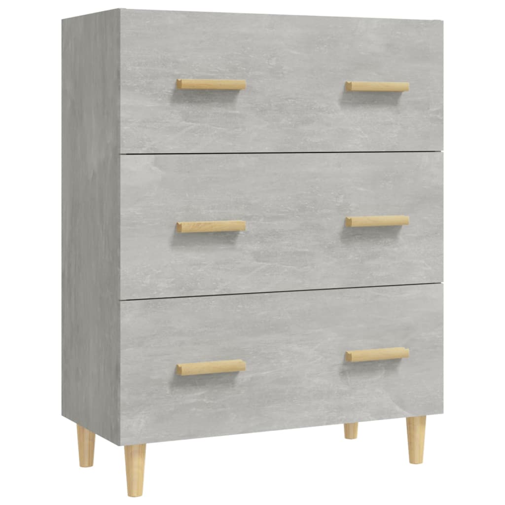 Senkki betoninharmaa 70x34x90 cm tekninen puu - Sisustajankoti.fi