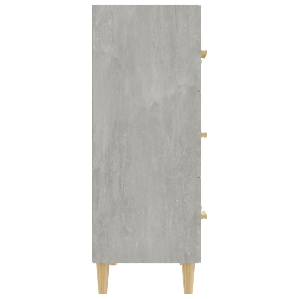 Senkki betoninharmaa 70x34x90 cm tekninen puu - Sisustajankoti.fi