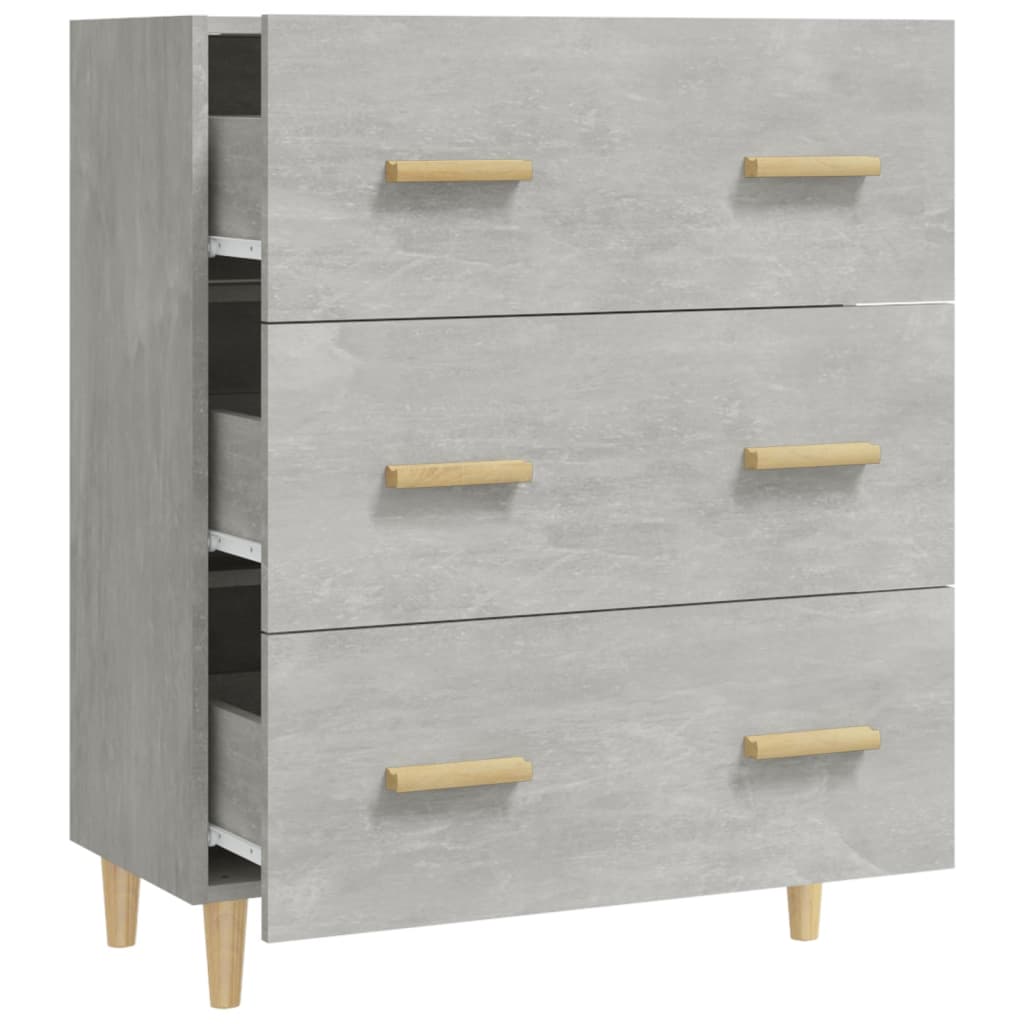 Senkki betoninharmaa 70x34x90 cm tekninen puu - Sisustajankoti.fi