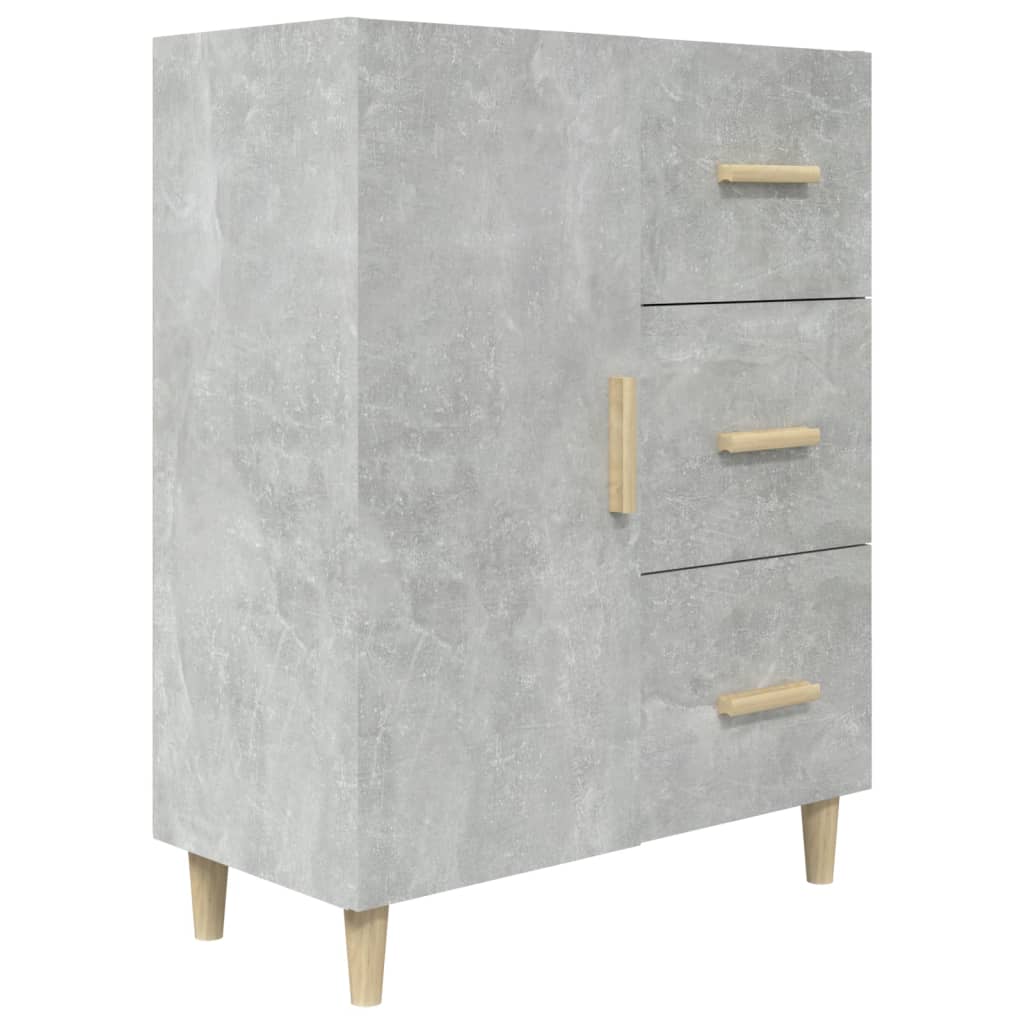Senkki betoninharmaa 69,5x34x90 cm tekninen puu - Sisustajankoti.fi