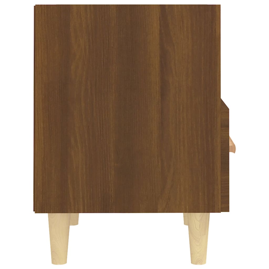 Yöpöydät 2 kpl ruskea tammi 40x35x47 cm - Sisustajankoti.fi