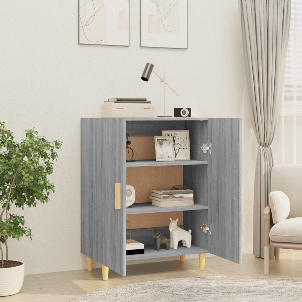 Senkki harmaa Sonoma 70x34x90 cm tekninen puu - Sisustajankoti.fi