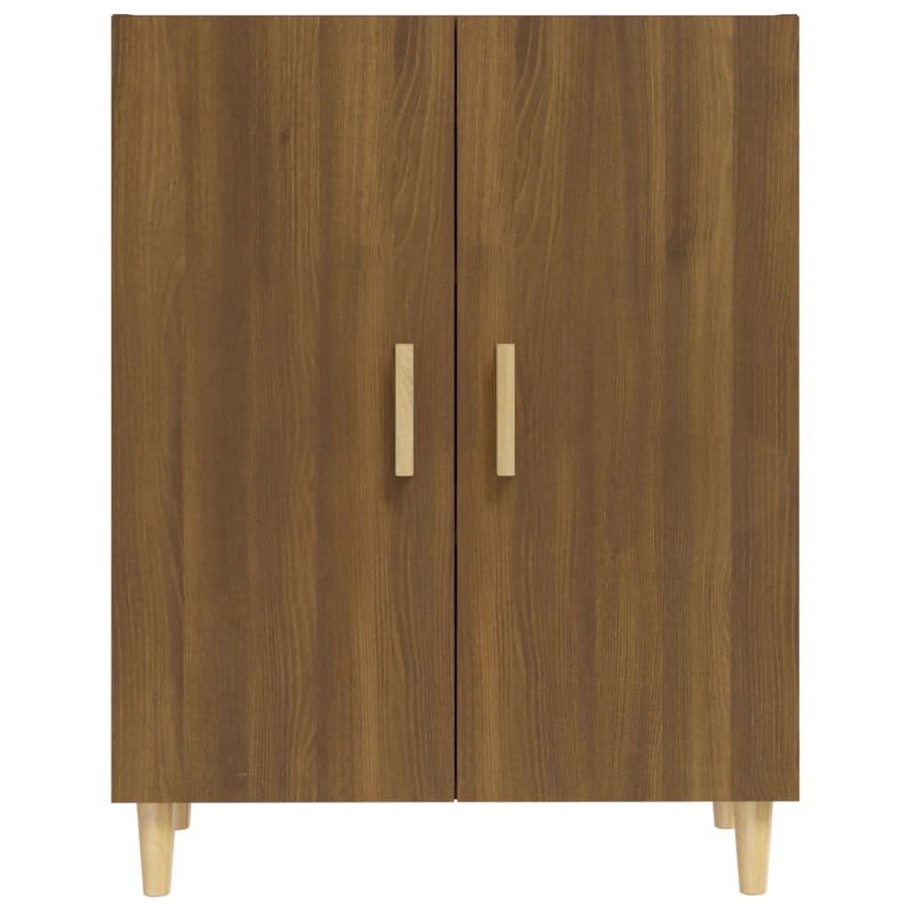 Senkki ruskea tammi 70x34x90 cm tekninen puu - Sisustajankoti.fi