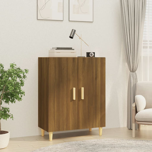 Senkki ruskea tammi 70x34x90 cm tekninen puu - Sisustajankoti.fi