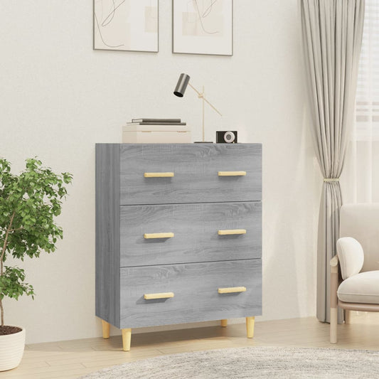 Senkki harmaa Sonoma 70x34x90 cm tekninen puu - Sisustajankoti.fi