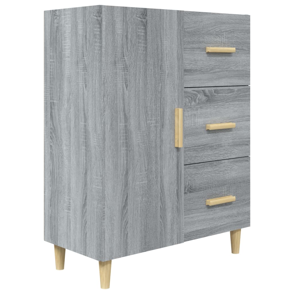 Senkki harmaa Sonoma 69,5x34x90 cm tekninen puu - Sisustajankoti.fi