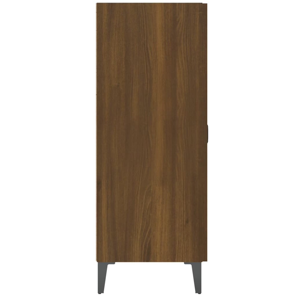Senkki ruskea tammi 69,5x34x90 cm tekninen puu - Sisustajankoti.fi