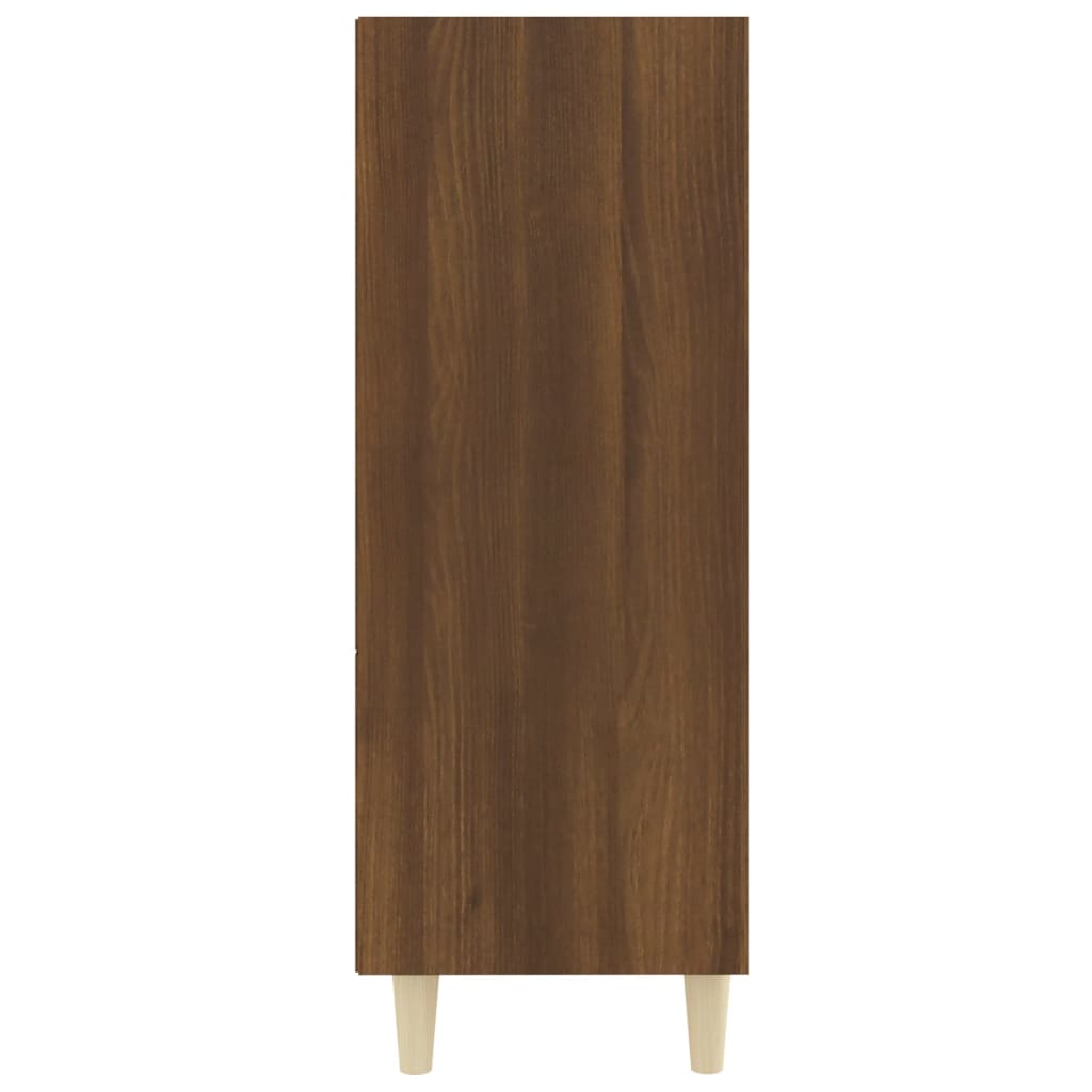 Senkki ruskea tammi 69,5x32,5x90 cm tekninen puu - Sisustajankoti.fi