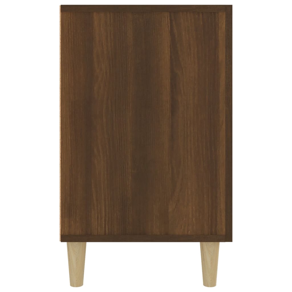Senkki ruskea tammi 100x36x60 cm tekninen puu - Sisustajankoti.fi