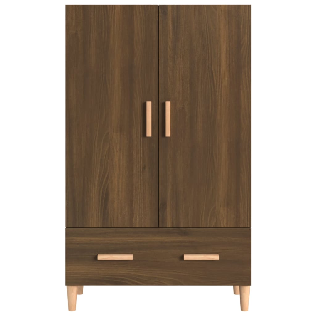 Kaappi ruskea tammi 70x31x115 cm tekninen puu - Sisustajankoti.fi