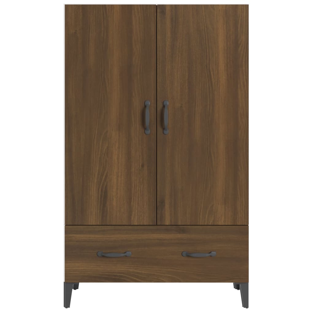 Kaappi ruskea tammi 70x31x115 cm tekninen puu - Sisustajankoti.fi