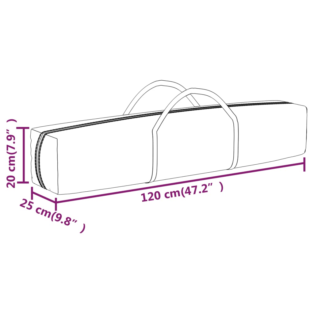 Kokoontaittuva juhlateltta kerma 2x2 - Sisustajankoti.fi