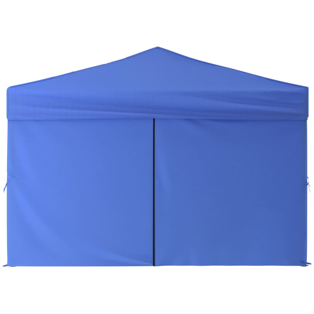 Kokoontaittuva juhlateltta sivuseinillä sininen 3x3 m - Sisustajankoti.fi