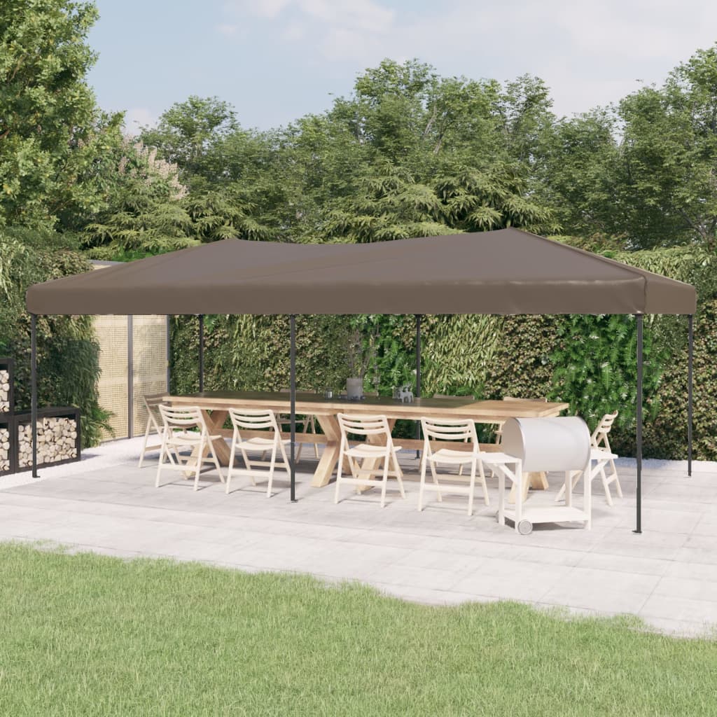 Kokoontaittuva juhlateltta taupe 3x6 m - Sisustajankoti.fi
