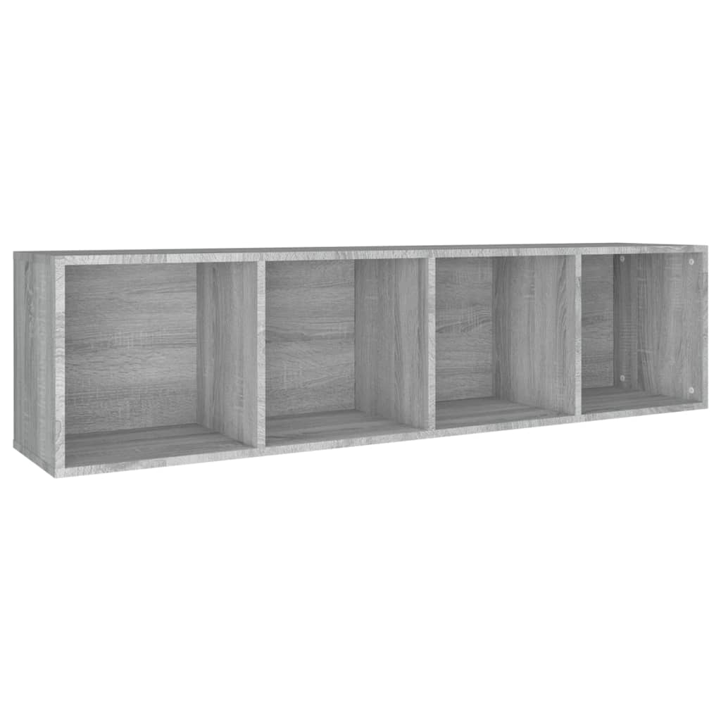 Kirjahylly / TV-taso harmaa Sonoma 36x30x143 cm tekninen puu - Sisustajankoti.fi