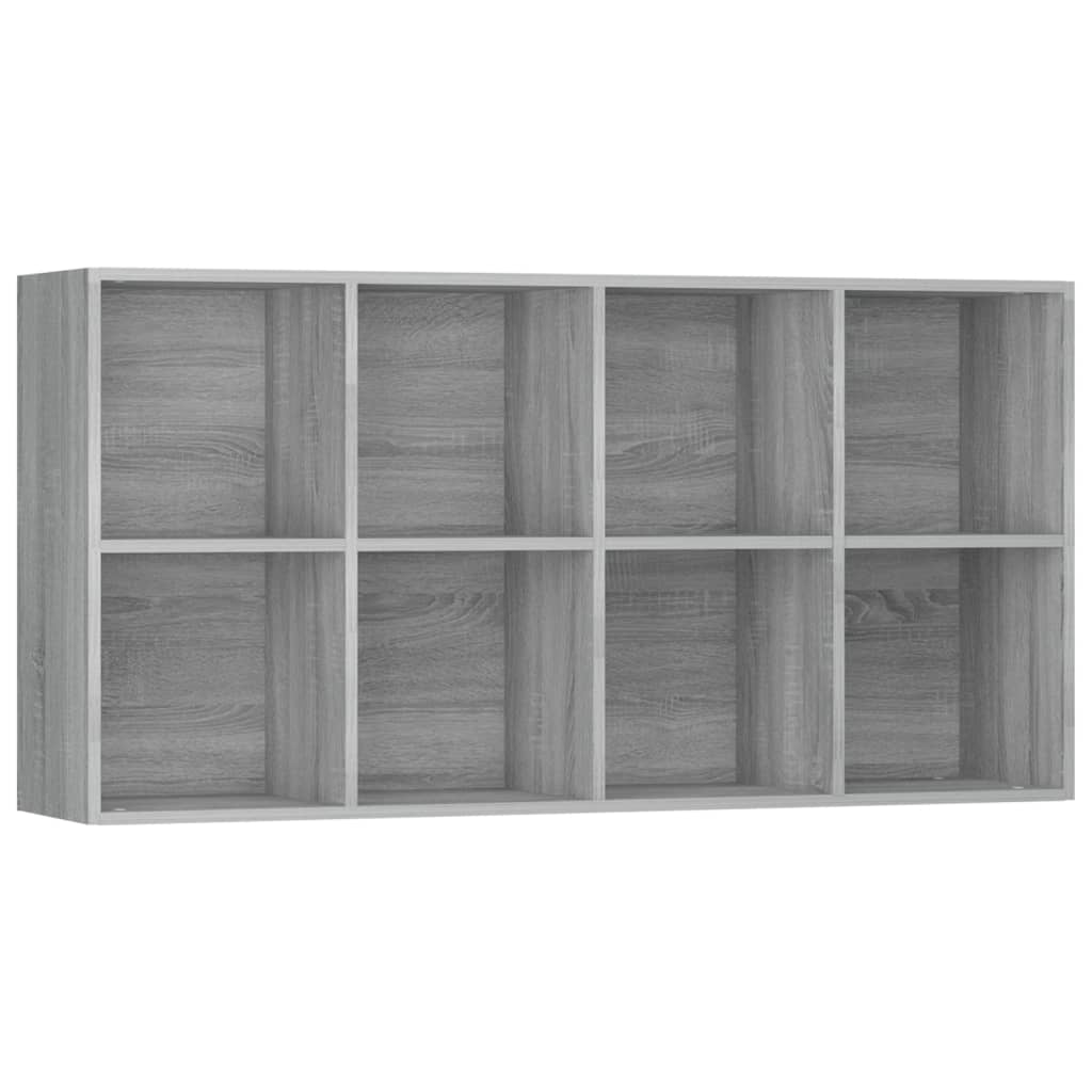 Kirjahylly / Senkki harmaa Sonoma 66x30x130 cm tekninen puu - Sisustajankoti.fi