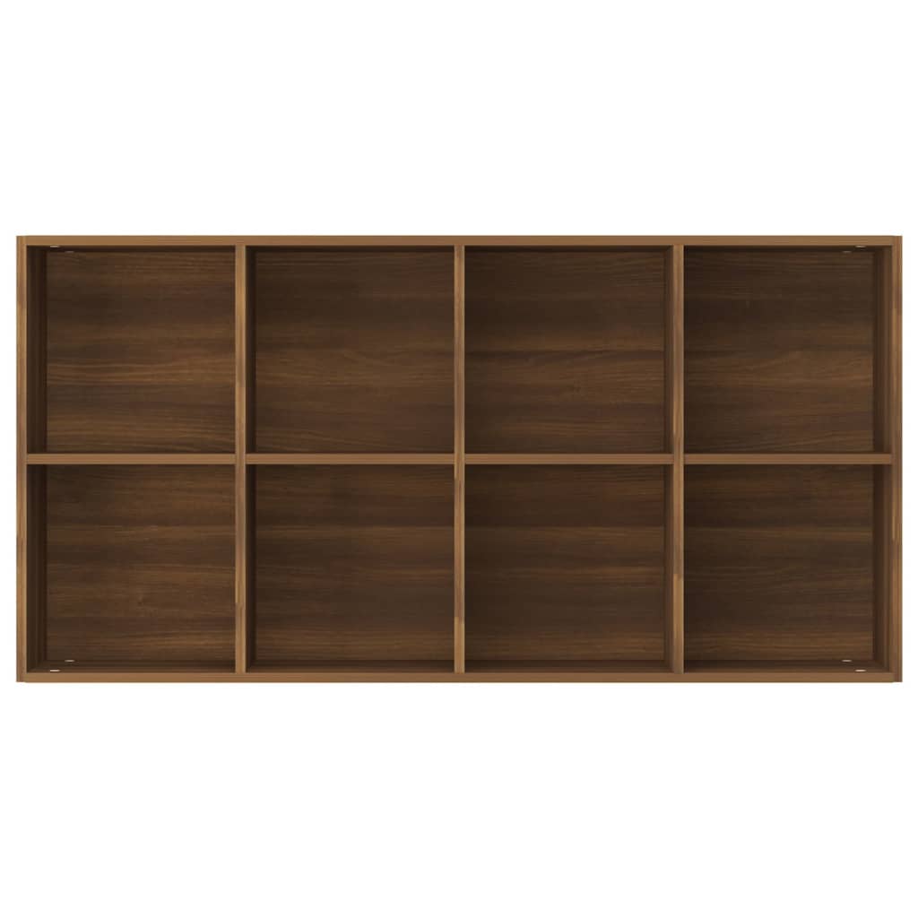 Kirjahylly / Senkki ruskea tammi 66x30x130 cm tekninen puu - Sisustajankoti.fi