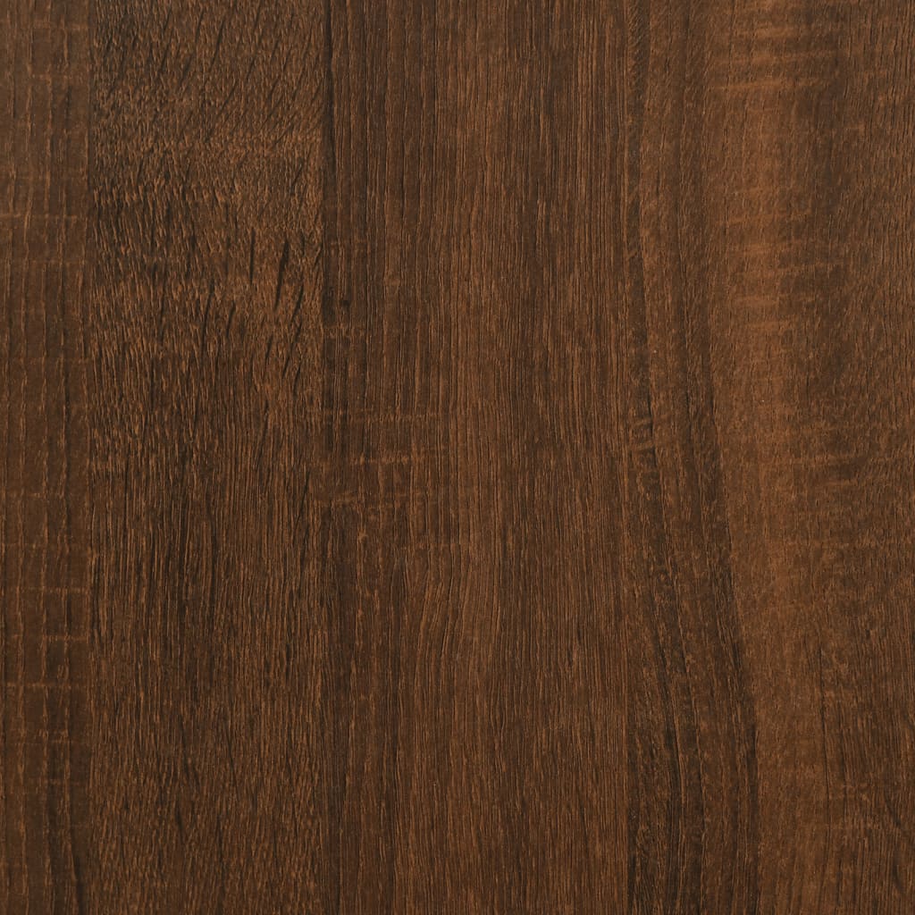 Sohvapöytä ruskea tammi 100x40x40 cm tekninen puu - Sisustajankoti.fi