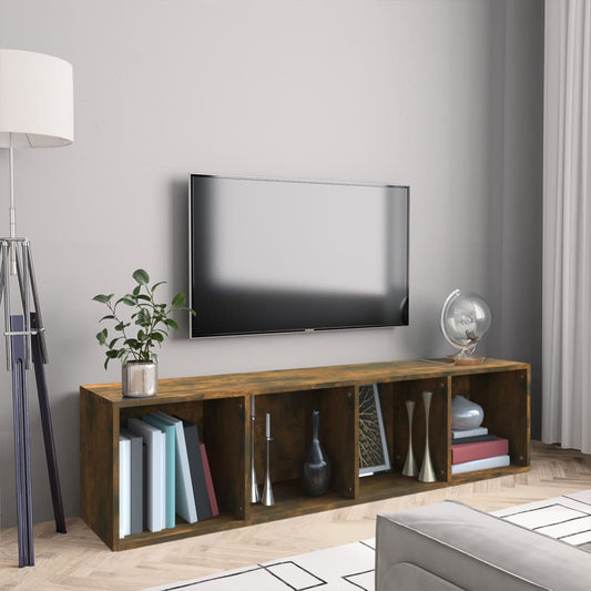 Kirjahylly / TV-taso savutammi 143x30x36cm tekninen puu - Sisustajankoti.fi