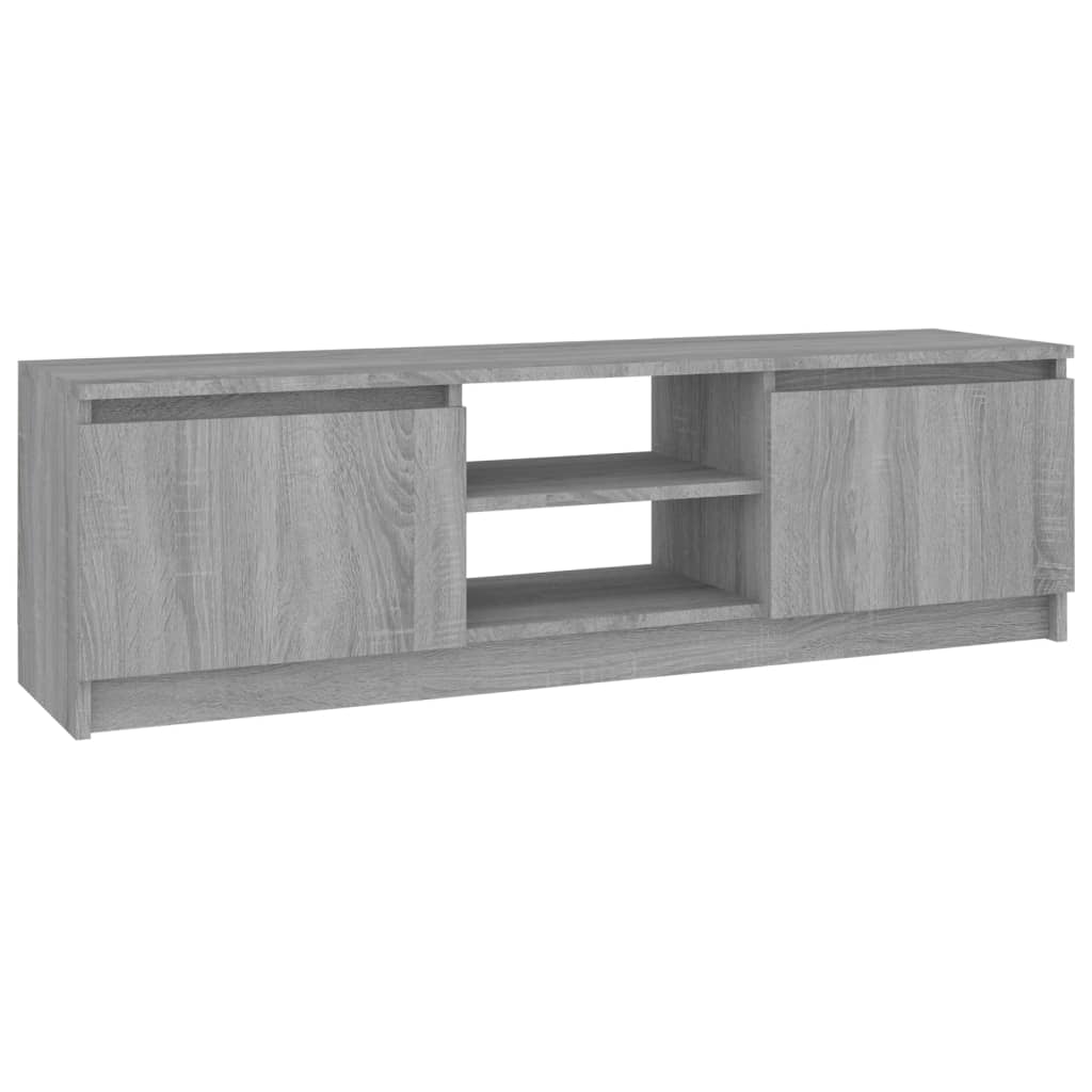 TV-taso harmaa Sonoma 120x30x35,5 cm tekninen puu - Sisustajankoti.fi