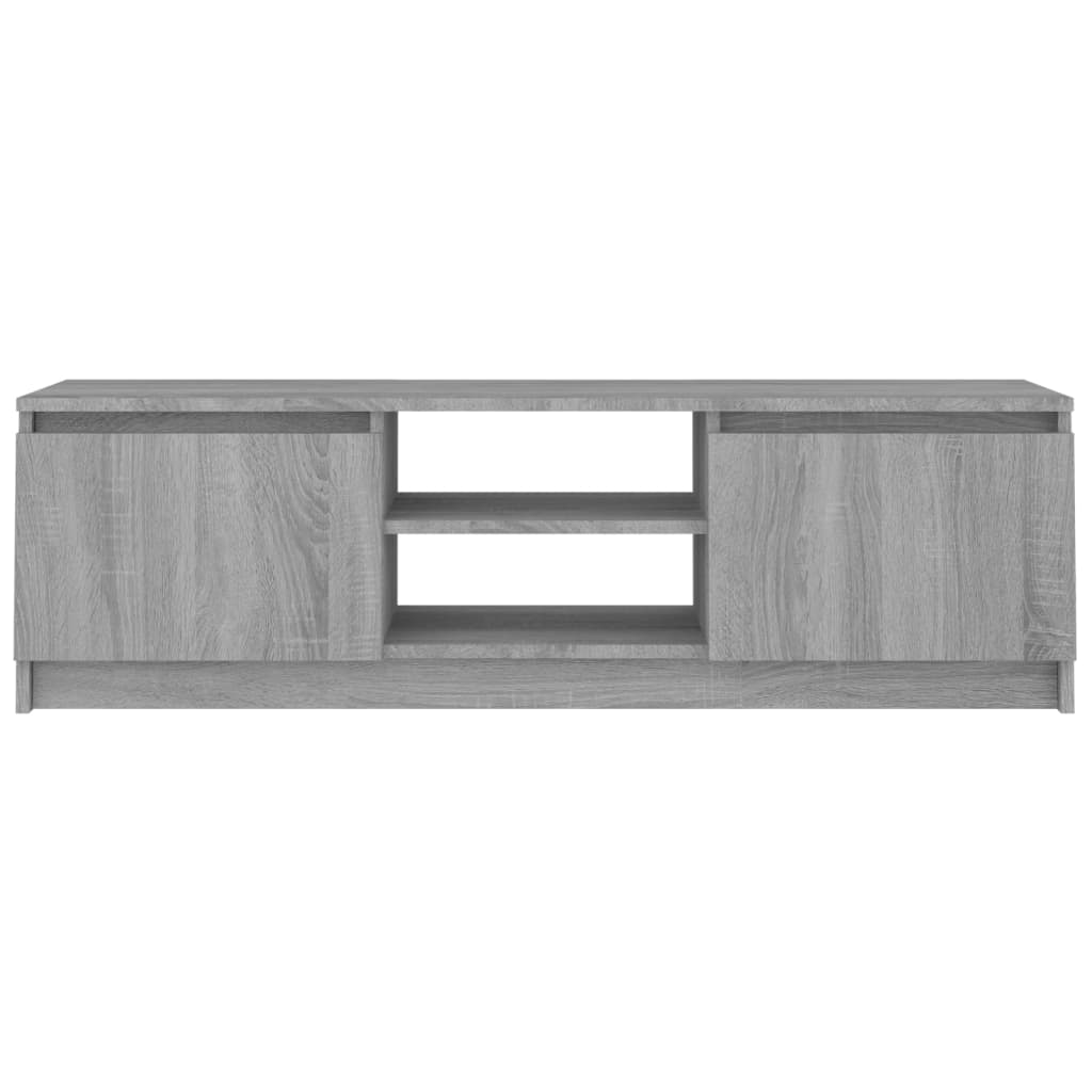 TV-taso harmaa Sonoma 120x30x35,5 cm tekninen puu - Sisustajankoti.fi