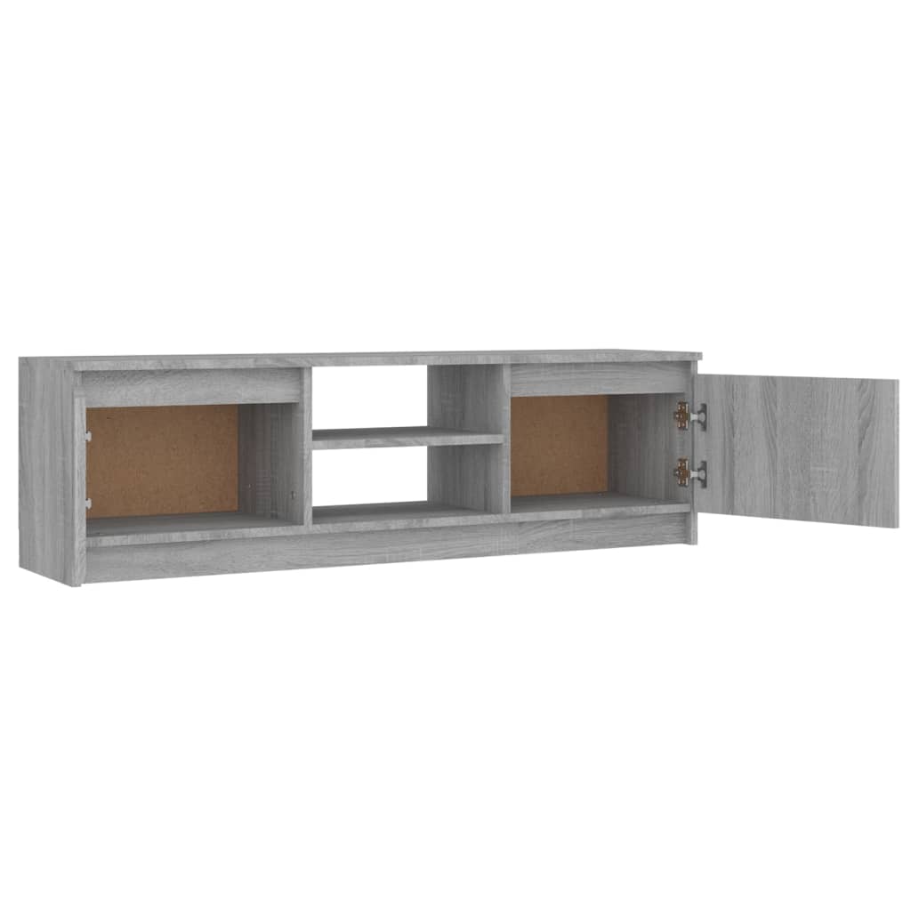 TV-taso harmaa Sonoma 120x30x35,5 cm tekninen puu - Sisustajankoti.fi