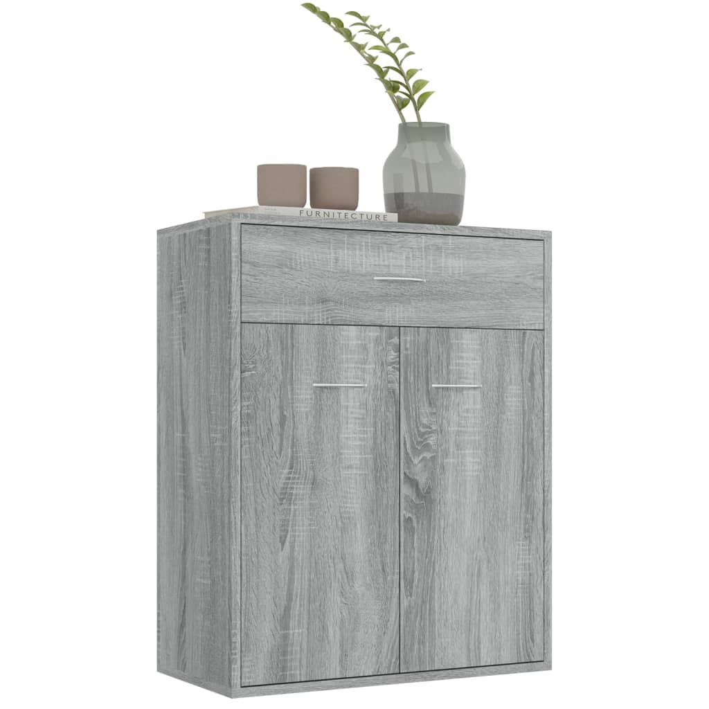 Senkki harmaa Sonoma 60x30x75 cm tekninen puu - Sisustajankoti.fi