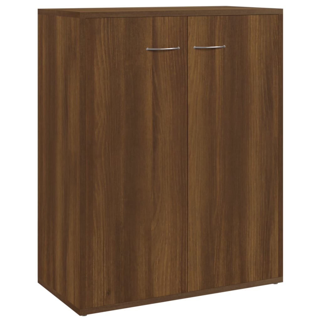 Senkki ruskea tammi 60x30x75 cm tekninen puu - Sisustajankoti.fi